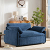 Olivia Oversized Accent Chair with Pillows,Blue | Fauteuil d’appoint surdimensionne Olivia avec coussins, bleu