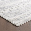 Lola Geo Moroccan Cream Shag Area Rug - 6'7" x 9'6"|Carpette à poil long Lola crème à motif marocain géométrique - 6 pi 7 po x 9 pi 6 po