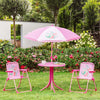 Outsunny Kids Folding Picnic Table And Chair Set Pattern Outdoor Garden Patio Backyard With Removabl|Outsunny Ensemble Table Et Chaises De Jardin Pour Enfants, Meubles De Jardin Pliants D'exterieur, Po