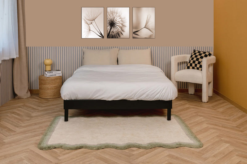 Smart Base Essential Double Platform Bed Frame - Black