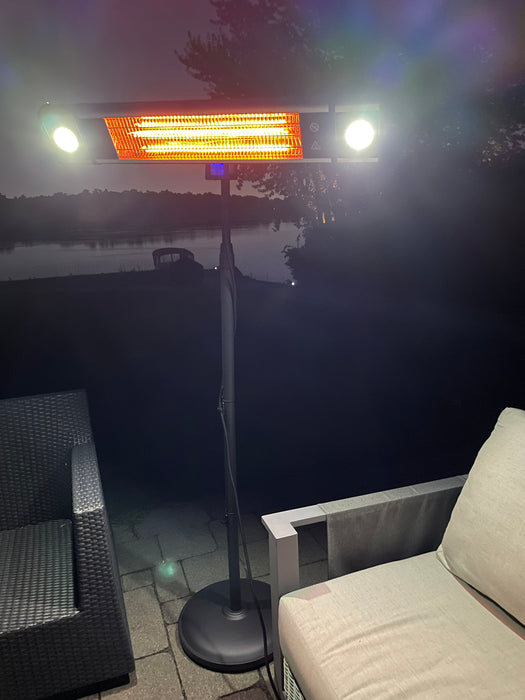Energ+ Infrared Electric LED Patio Heater - HEA-218CSLR