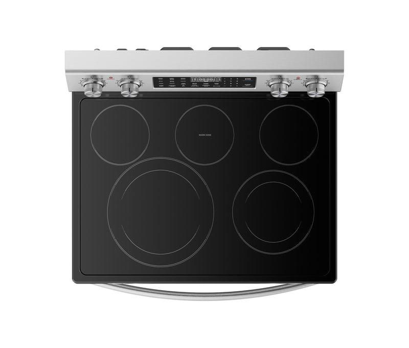 Midea 6.3 Cu. Ft. Freestanding Electric Range with Air Fry – Stainless Steel - MER30A15ASTC