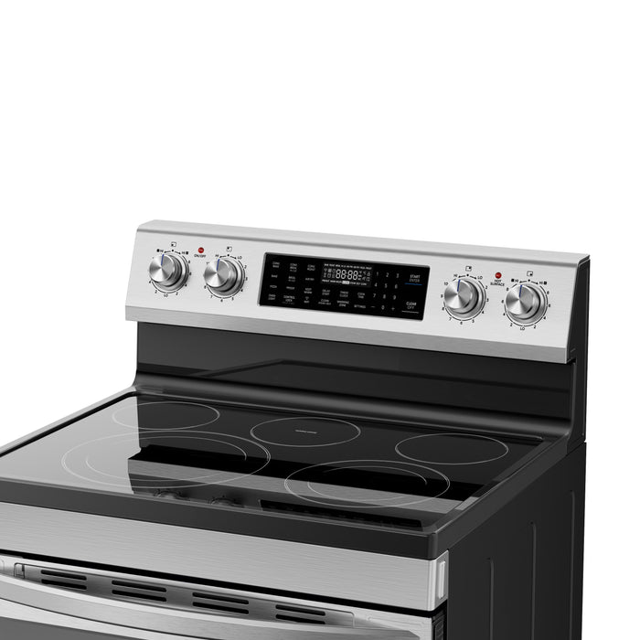 Midea 6.3 Cu. Ft. Freestanding Electric Range with Air Fry – Stainless Steel - MER30A15ASTC