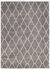 August Dark Grey-White 6'7\" x 9'6\" Area Rug