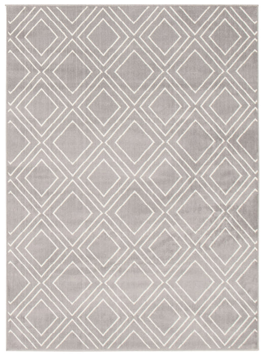 August Geod Grey-White 6'7\" x 9'6\" Area Rug