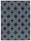 August Geod Navy-White 6'7\" x 9'6\" Area Rug