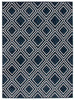 August Geod Navy-White 6'7" x 9'6" Area Rug