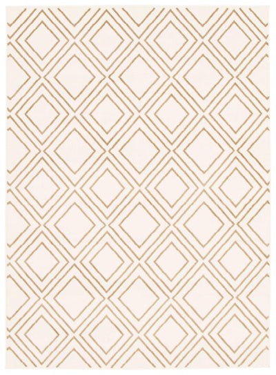 August Geod White-Tan 5'3" x 7'3" Area Rug