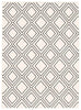 August Geod White-Navy 5'3" x 7'3" Area Rug