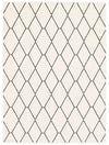 August White-Navy 7'10\" x 10'2\" Area Rug