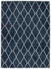 August Navy-White 7'10" x 10'2" Area Rug
