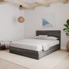 Nordika Full Panel Headboard - Grey | Tête de lit à panneaux Nordika pour lit double - grise | D08HBFM2