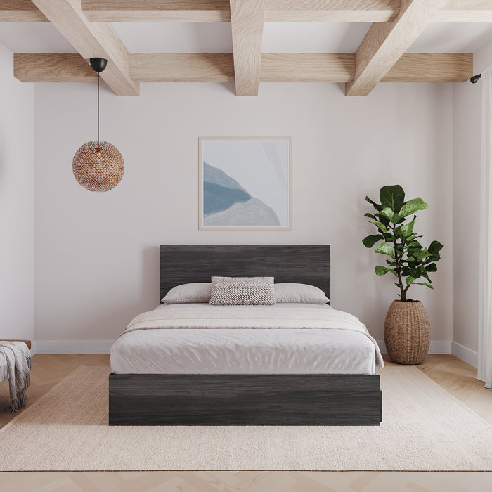 Nordika Full Panel Headboard - Grey