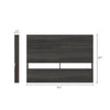 Nordika Full Panel Headboard - Grey | Tête de lit à panneaux Nordika pour lit double - grise | D08HBFM2