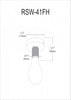 Dainolite Roswell 1 Light Flush Mount Small Aged Brass Lamp|Petit plafonnier affleuré Roswell de Dainolite avec fini laiton vieilli et 1 ampoule