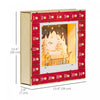 Homcom Christmas Advent Calendar With 24 Countdown Drawers And LED Lights|Homcom Calendrier De L'avent De Noel Avec 24 Tiroirs Et Lumieres LED