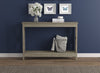 47” Console Table With 1 Shelf - Dark Taupe | Console de 47 po avec 1 tablette - taupe foncé
