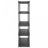 Gladiator 48" Wide EZ Connect Rack with Five 18" Deep Shelves - Hammered Granite|Étagère EZ Connect de 48 po de largeur à 5 tablettes de 18 po de profondeur de Gladiator - granite martelé