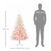 Homcom 5ft Artificial Christmas Tree With 450 Tips|Homcom Arbre De Noel Artificiel De 5 Pieds Avec 450 Pointes
