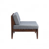 Summerlyn Fabric Indoor/Outdoor Patio Chair - Walnut|Fauteuil de terrasse Summerlyn en tissu pour l’intérieur et l’extérieur - noyer