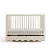 Storkcraft Casablanca Deluxe 5-in-1 Convertible Crib with Drawer - Frosted Oat