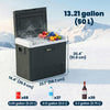 Outsunny 12 Volt Car Refrigerator, 32QT Car Fridge Electric Cooler, 12/24V DC and 100-240V AC, -4-68 ℉, Portable Refrigerator for Truck SUV Travel Camping Road Trips Tailgating
