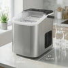HOMCOM Portable Ice Maker Countertop 9 Ice Cubes Ready in 7 Mins 26lbs/24H