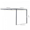 Outsunny 10'x10' Outdoor Pergola Gazebo With Retractable Canopy & Metal Frame & Pa Coated Sun Shelte|Outsunny 10'x10' Pergola Tonnelle De D'exterieur Avec Auvent Retractable Et Structure Metal Et Revet