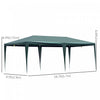 Outsunny 19'x9' Party Tent Gazebo Canopy Garden Sun Shade For Outdoor Event With Removable Mosquito |Outsunny 19'x9' Gazebo Tente De Fete Et Evenement En Plein Air Canopee Jardin Pare-soleil Avec Moust
