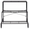 Costway 3 Tier Outdoor Metal Plant Stand Flower Planter Garden Display Shelf Rack