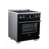 Forno Maximus 30 Inch Induction Range, Black, 4.32 cu.ft. - FFSIN0968-30BLK Electric Range | Cuisiniere a induction Maximus 30 pouces, noir, 4,32 pi³ - FFSIN0968-30BLK