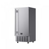 Forno Cristallo 15 Inch Freestanding/Undercounter Ice maker, 66.1 lbs, Stainless Steel - FIMBI7307-15S Ice Maker | Cristallo Machine a glacons de 15 pouces autonome/sous le comptoir, 66,1 lb, acier inoxydble - FIMBI7307-15S