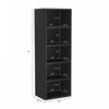 Rivington Modern 28" Open Bookcase in Black | Bibliotheque ouverte moderne Rivington 28" en noir