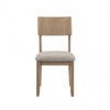 Jorissen Grey Linen-Look Fabric Dining Chair - Set of 2|Chaise de salle à manger Jorissen en tissu d’apparence lin gris - ensemble de 2