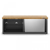 Gladiator Storage Shoe Bench - Silver Tread|Banc de rangement pour chaussures de Gladiator - bande de roulement argentée