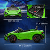 Qaba Mclaren 765lt Licensed 12v Powered Ride-On Car, Battery Powered Kids Electric Car With Scissor |Qaba Mclaren 765lt Voiture Electrique 12 V Sous Licence Pour Enfants, Alimentee Par Batterie, Avec P