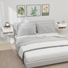 HOMCOM Floating Bedside Tables Set of 2, Wall-Mounted Nightstand White