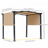 Outsunny 10' X 8' Outdoor Retractable Pergola Garden Gazebo With Two Adjustable Side Canopy Overhead|Gazebo De Jardin Pour Pergola Retractable Exterieur De 9 Pi X 8 Pi Avec Deux Auvents Lateraux Reglab