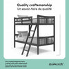 Storkcraft Caribou Twin over Twin Bunk Bed - Gray