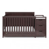 Graco Hadley 5-in-1 Convertible Crib and Changer with Drawer - Espresso