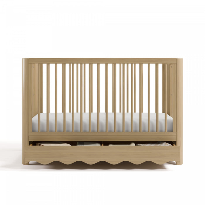 Storkcraft Casablanca Deluxe 5-in-1 Convertible Crib with Drawer - Driftwood