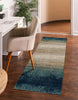 Sable Contemporary 2'2" x 7'7" Runner Rug in Blue Indoor Area Rug | Tapis Contemporain Sable 2'2" x 7'7" en Bleu