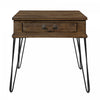 Hughey End Table With 1 Drawer, Rustic Oak | Table de Bout Hughey Avec 1 Tiroir, Chêne Rustique