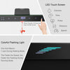 Superfit 4.75hp 2 In 1 Folding Home Treadmill With Remote App Control