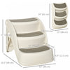 Pawhut Portable Pet Stairs Foldable Steps For Small Dogs And Cats 3-step With Non-slip Treads For Be|Pawhut Escalier Portable Pliable Pour Petits Chiens Et Chats 3 Marches Avec Marches Antiderapantes P