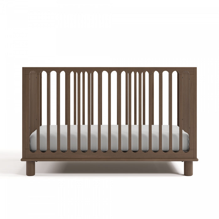 Storkcraft Sicily Deluxe 3-in-1 Convertible Crib with Bonus Toddler Guardrail - Hazelnut