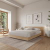 Satori Low Platform Full Bed Set | Lit plateforme bas Satori avec tete de lit Double