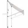 Outsunny 6.6'x5' Manual Retractable Patio Awning Window Door Sun Shade Deck Canopy Shelter Water Res|Outsunny Store Banne Manuel Retractable Inclinaison Reglable Installation Rapide Metal Alu Polyester