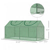 Outsunny 47" X 24" X 24" Portable Mini Tunnel Greenhouse Garden Planting Outdoor Flower Warm House B|Outsunny 47" X 24" X 24" Mini-serre Tunnel Portable Jardin Maison Chaude