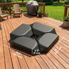 Outsunny 4PCs Cantilever Umbrella Base Weights for Offset Banana Parasol